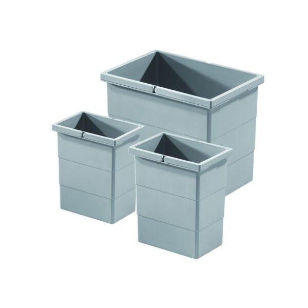 Separato K Hailo 2 x 2,5 liter + 1 x 14 liter - 220 mm hoog.Keukenrepareren.nl
