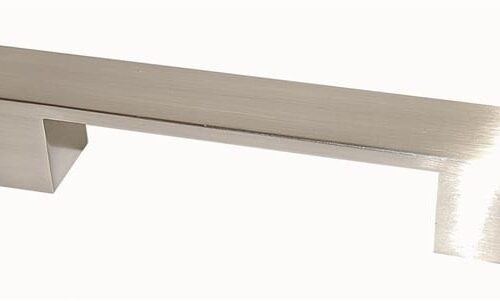 B031 Greep KUBUS afst.128 mm RVS-Look