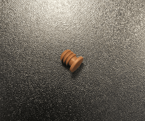 Deurdemper in zachte kunststof