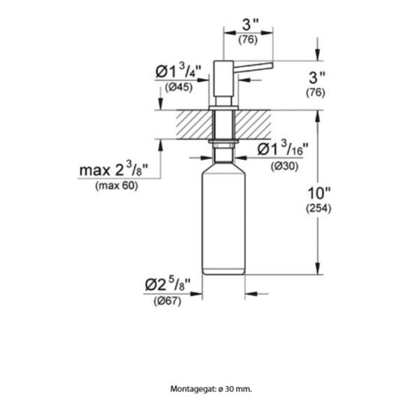 Grohe Cosmopolitan 40535 chroom. - Afbeelding 2