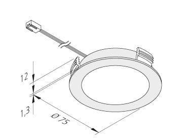 Hera Dynamic LED FR-68 - 4st. keukenrepareren.nl