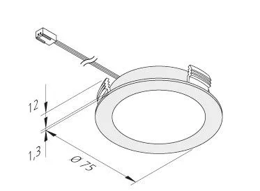 HERA LED FR-68 LED- 2 st.keukenrepareren.nl
