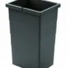 Hailo 1 x 13 liter - 380 mm hoog Donker grijs
