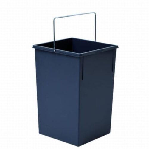 Hailo 1 x 15 liter - 350 mm hoog  Donker grijs