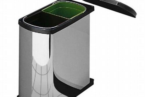 Hailo Duo-Automatic 16 liter RVS-Zwart.