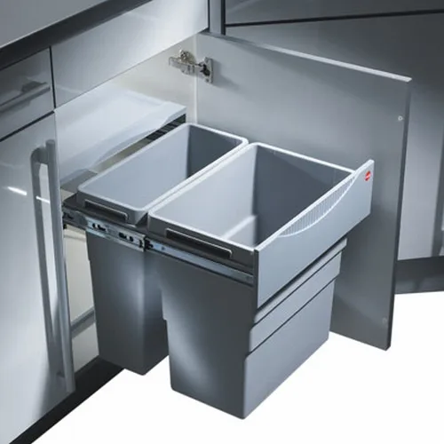 Hailo Easy-Cargo - 49 liter Grijs.