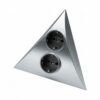 Hera Luxor 2ST stopcontact inox-look. Hera Luxor 2ST stopcontact inox-look.