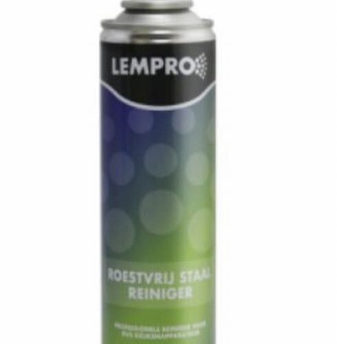 Lempro roestvrijstaal reiniger.