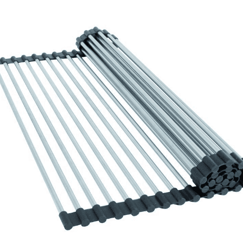 Oprolbaar afdruiprek (bxdxh): 468 x 420 x 9 mm.