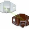 Snapper-met-rol-in-kunststof-met-sluitplaatje-WIT-1 Snapper incl. sluitplaatje WIT