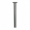 Tafelpoot Cento Dun inox-look. Tafelpoot Cento Dun inox-look.