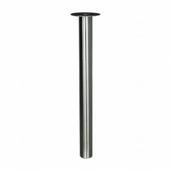 Tafelpoot Cento Dun inox-look.