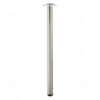 Tafelpoot barhoogte standaard inox-look. Tafelpoot barhoogte standaard inox-look.