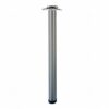 Tafelpoot standaard inox-look. Tafelpoot standaard inox-look.