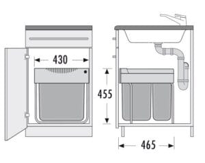 Hailo Easy-Cargo - Voluittrek 49 liter Grijs.